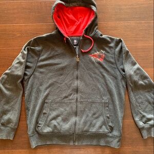 NFL Pro Line New England Patriots Full Zip Hoodie Sweater Size Xlarge